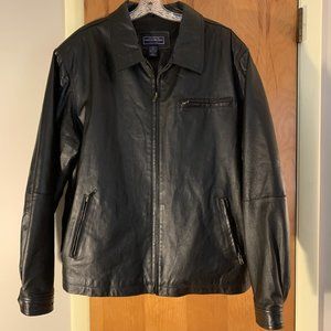 Men's Susquehanna Trail black leather jacket size XXL